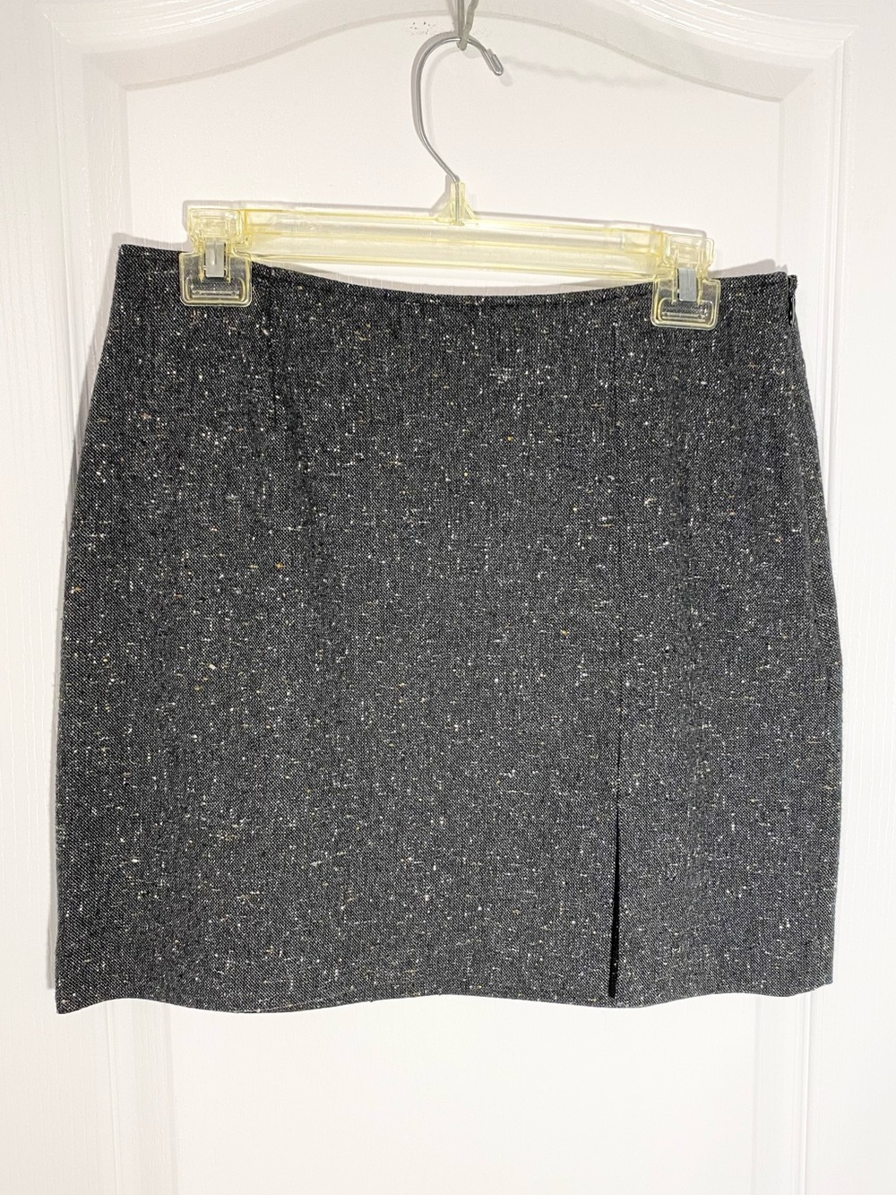 90s Y2K Express Tweed Mini Skirt Vintage Gray Junior 9/10